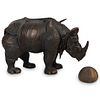 Salvador Dali (1904-1989) Large Rhinoceros Bronze