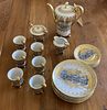 West German JKW Porcelain Tea Service for Six