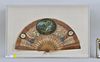 Framed French Signed Hand Painted Fan