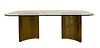 Pair of Tables Bases in Solid Brass by Mastercraft
