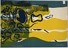 Lila Pell Katzen, Untitled (Yellow Waves)
