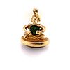 18k Jade Buddha Pendant
