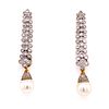 18k Detachable Pearl Diamond Drop Earrings