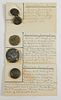 Three British Regimental Buttons and Sleeve Link