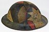 WWI 77th Infantry Division Painted Helmet