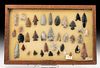 Lot of 38 Native American Archaic Stone Points
