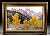 Mid 20th C. Bill Freeman Landscape Painting - Autumnal
