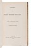 SHELLEY, Percy Bysshe (1792-1822). Letters of Percy Bysshe Shelley. London: Edward Moxon, 1852.