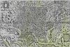 [ROME] -- DU PERAC, Etienne (ca 1525-1604). Urbis Romae Sciographia ex Antiquis Monumentis Accuratiss Delineata Descrizione. Rome: Giovanni Giacomo de