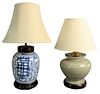 Seven Table Lamps, to include five Chinese style porcelain, along with a pair of Chinese decorated, tallest 30 inches.