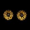 Chrysanthemum Button Earrings