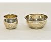 Sterling Silver Baby Cup and Bowl