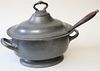 English Pewter Tureen and Ladle