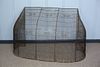 Antique Wire Fire Screen