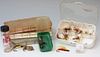 Vintage Fly Fishing Flies and Cases
