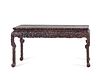 A Chinese Export Carved Hardwood Altar Table