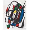 JOAN MIRÓ Litografía original IV, from the suite of 12 Litografías originales, 1972, Unsigned, Lithographies without print number, 11.8 x 19.6" (30 x 