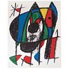 JOAN MIRÓ, Litografía original V, from the book Miró Lithographs III, 1972, Unsigned, Lithography without print number, 12.2 x 9.4" (31 x 24 cm)