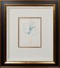 Pablo Picasso (1881-1973, Spain), "Danseuse," 1954, lithograph, editioned work, signed lower right, presented in a black and gilt frame, H.- 11 1/4 in