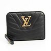 Louis Vuitton New Wave Gypto Compact Wallet M63789 Women's Leather Wallet (bi-fold) Multi-color,Noir BF529192