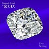 4.06 ct, D/VS1, Cushion cut GIA Graded Diamond. Unmounted. Appraised Value: $301,000 