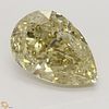 6.01 ct, Natural Fancy Brownish Yellow Even Color, IF, Pear cut Diamond (GIA Graded), Unmounted, Appraised Value: $127,300 
