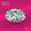 3.53 ct, E/VVS1, Oval cut GIA Graded Diamond. Unmounted. Appraised Value: $183,000 