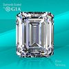 10.02 ct, E/VVS2, Emerald cut GIA Graded Diamond. Unmounted. Appraised Value: $2,571,000 