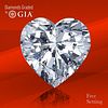 1.52 ct, D/VS2, Heart cut GIA Graded Diamond. Unmounted. Appraised Value: $27,200 