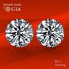 4.34 carat diamond pair Round cut Diamond GIA Graded 1) 2.17 ct, Color D, FL 2) 2.17 ct, Color D, FL. Unmounted. Appraised Value: $317,000 