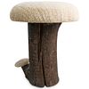 Vintage Mushroom Vanity Seat