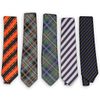 (5 Pcs) Hermes Silk Necktie Group - Plaids & Stripes