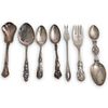 (7Pc) Sterling Flatware Grouping