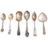 (6 Pcs) Sterling Demitasse Spoon Set