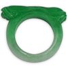 Antique Chinese Green Jade Ring- Size 8.5.