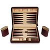 Vintage Travel Backgammon Set