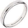 RING IN PLATINUM, TIFFANY & CO., CLASSIC COLLECTION Weight: 4.7 g. Size: 7