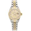 ROLEX OYSTER PERPETUAL DATEJUST LADY WATCH IN STEEL AND 18K YELLOW GOLD REF. 69173, CA. 1991  Movement: automatic