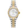 ROLEX OYSTER PERPETUAL DATEJUST LADY WATCH IN STEEL AND 18K YELLOW GOLD REF. 79173, CA. 2002  Movement: automatic