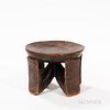 Small African Wood Stool