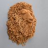 Large Judee du Bourdieu Macrame Lion Head