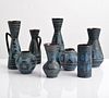 Carstens Tonnieshof Vases/Vessels, 8 Pieces