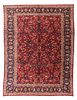Vintage Persian Kashan Rug, 10' x 13'