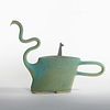 Patrick Horsley, Whimsical Matte Green Teapot