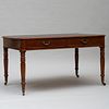George IV Mahogany and Leather Partner's Desk