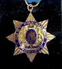 A Canadian Sons of England Masonic medal, 'S.O.E', Past President Fidelity, presented to Bro. W F Bi
