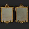 Pair of George III Style Giltwood Girandole Mirrors 