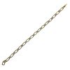 14k Gold Diamond Rope Link Bracelet