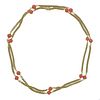 Tiffany & Co 18k Gold Coral Long Necklace