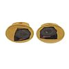 Tiffany & Co 18k Gold Oval Cufflinks